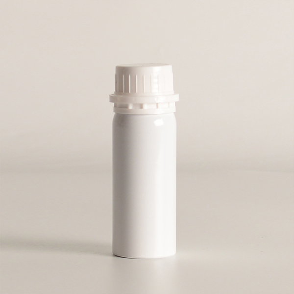BB-100ML white white plastic cover aluminum bottle